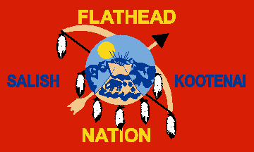 Flag of the Confederated Salish and Kootenai Tribes