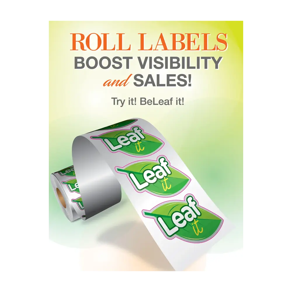 Lake County, MT custom roll labels & stickers